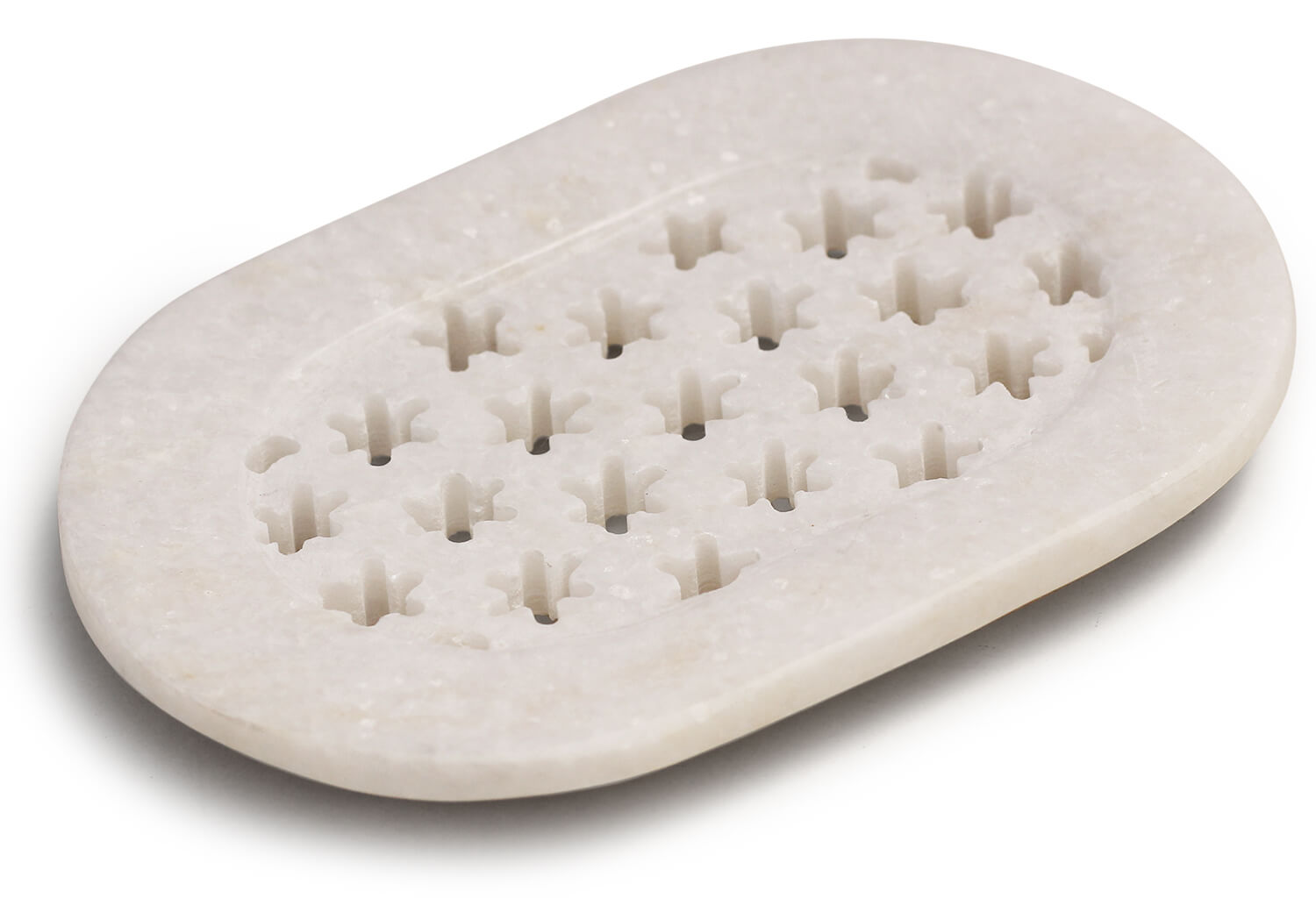 ArtistryBazaar Marble Bar Soap Dish Soap Tray Holder Accessories Tray for Bathroom Vanity Countertop Kitchen Sink